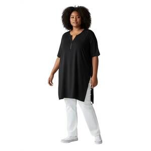 NEW MELA PURDIE half zip tunic in black